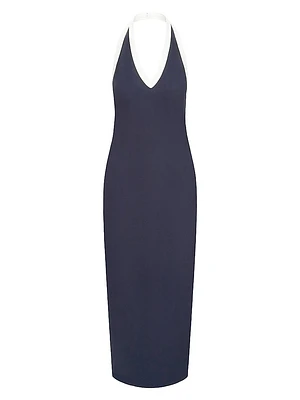 Naomi Halterneck Maxi Dress