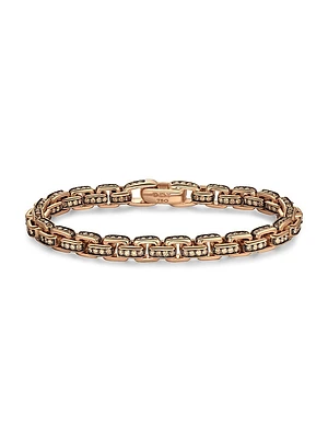 Box Chain Bracelet 18K Rose Gold