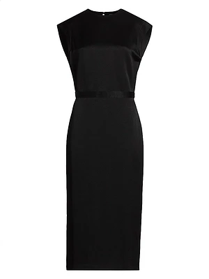 Cantini Cap-Sleeve Midi-Dress