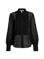 Oriel Dobby-Dot Jacquard Shirt