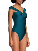 Betsy Gloss Bandeau One-Piece Swimsuit
