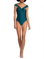Betsy Gloss Bandeau One-Piece Swimsuit