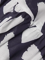 Olen Graphic Brushstroke Cotton Voile Dress