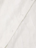 Vierra Zebra Burnout Cover-Up Minidress