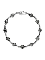 Spiritual Beads Rosary Bracelet Sterling Silver