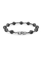 Spiritual Beads Rosary Bracelet Sterling Silver