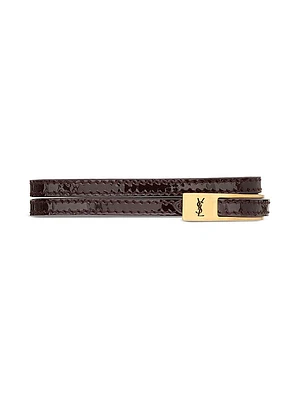 Cassandre Buckle Bracelet Leather