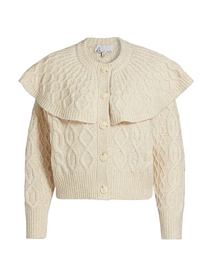 Domino Caped Cardigan
