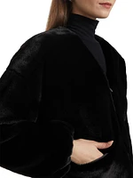 Neptune Faux Fur Zip-Front Jacket