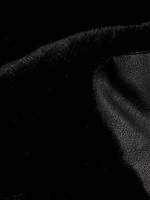 Neptune Faux Fur Zip-Front Jacket