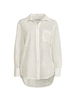 Bronte Button-Front Cover-Up Shirt