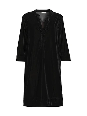 Nokolo Velvet Knee-Length Dress