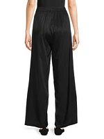 Perinus Twill Wide-Leg Trousers
