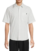 Cotton Button-Front Shirt