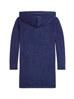 Little Girl's & Terry Cloth Swim Hooded Coverup