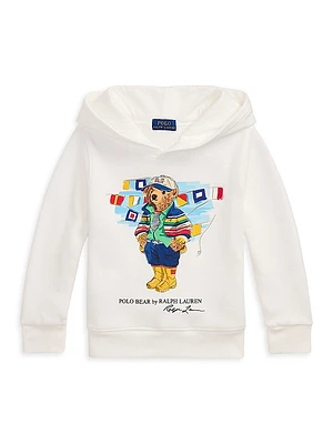Little Boy's & Polo Bear Cotton Hoodie
