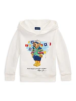 Little Boy's & Polo Bear Cotton Hoodie
