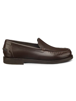 Monili-Detailed Leather Loafers