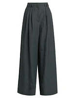 Compact Linen Trousers