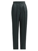 Double Silk Satin Trousers