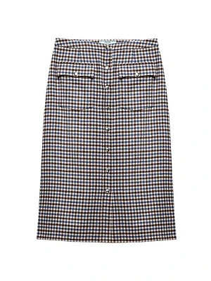 Wool Midi-Skirt