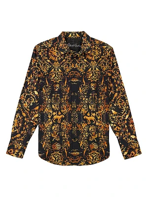 Brut Printed Button-Front Shirt