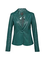 Telly Leather Blazer
