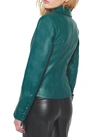 Telly Leather Blazer