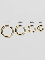 Jamma 10K-Gold-Plated Huggie Earrings