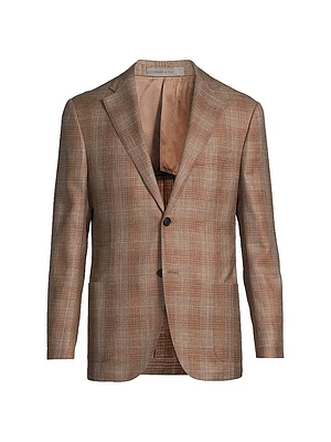 Plaid Virgin Wool Jacket