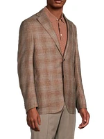 Plaid Virgin Wool Jacket