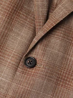 Plaid Virgin Wool Jacket