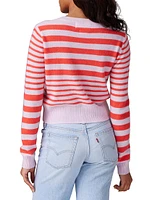 Womad Stripe Little Crew Sweater