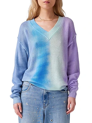 Lola Gauzy Dip Sweater