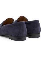 Milton Suede Penny Loafers