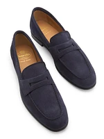 Milton Suede Penny Loafers