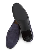 Milton Suede Penny Loafers