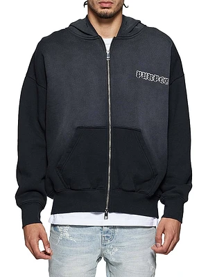 Heavyweight Fleece Logo Full-Zip Hoodie