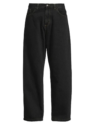 Brandon Straight Mid-Rise Jeans