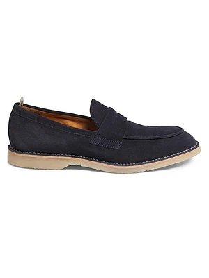 Flexus Suede Penny Loafers