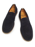 Flexus Suede Penny Loafers