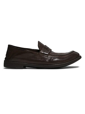 Arc Leather Penny Loafers