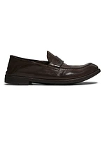 Arc Leather Penny Loafers