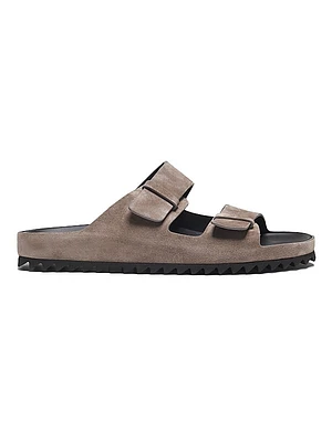 Agora Suede Flat Sandals