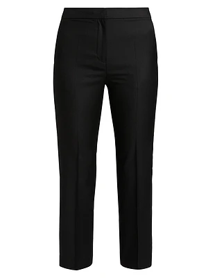 Sofe Wool Cropped Trousers