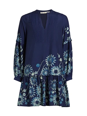 Frannie Floral Pleated Minidress