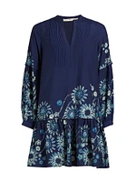 Frannie Floral Pleated Minidress