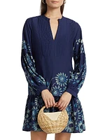 Frannie Floral Pleated Minidress