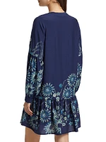 Frannie Floral Pleated Minidress