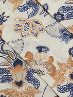 Umi Floral Tieneck Blouse